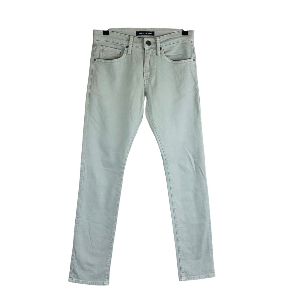 Mavi‎ Mens Sz 40x30 Jeans Slim Leg Denim Pockets Stretch Blue